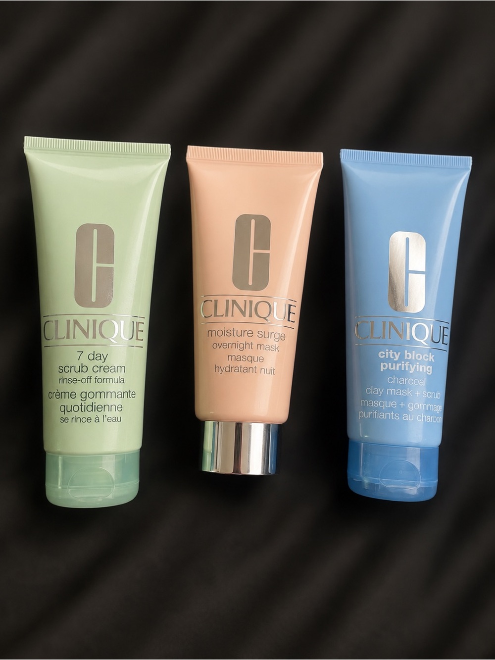 Clinique Trio Skincare Masks and Scrub Cream Set